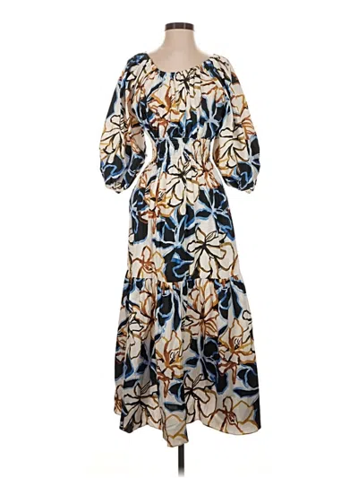 Pre-owned Misa Casual Dress In Blue