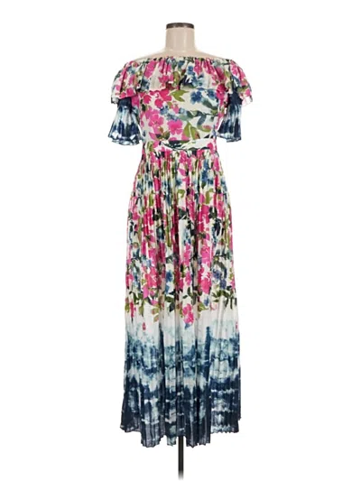 Pre-owned Misa Casual Dress In Blue