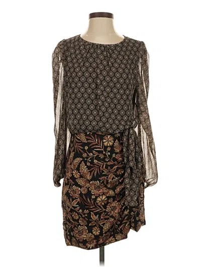 Pre-owned Misa Casual Dress In Brown