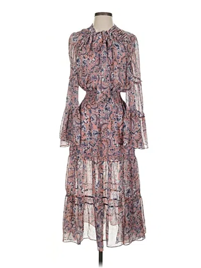Misa Casual Dress In Brown