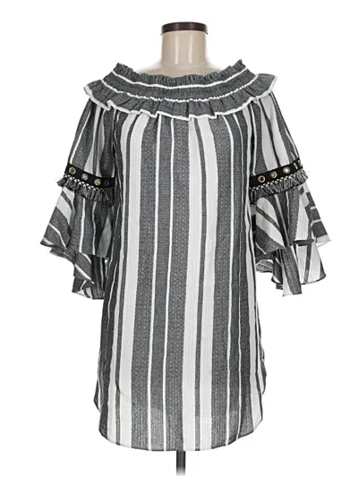Pre-owned Misa Casual Dress In Gray