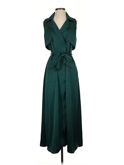 Pre-owned Misa Casual Dress In Green