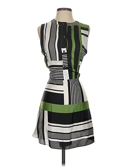 Pre-owned Misa Casual Dress In Green