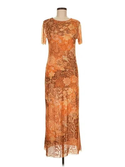 Pre-owned Misa Casual Dress In Orange