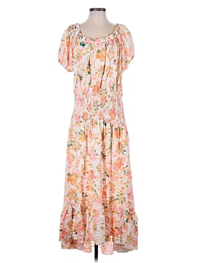 Misa Casual Dress In Orange