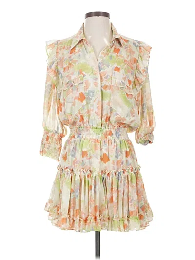 Pre-owned Misa Casual Dress In Orange