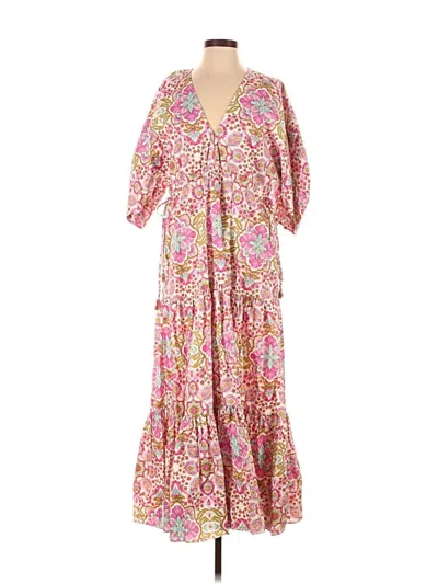 Pre-owned Misa Casual Dress In Pink