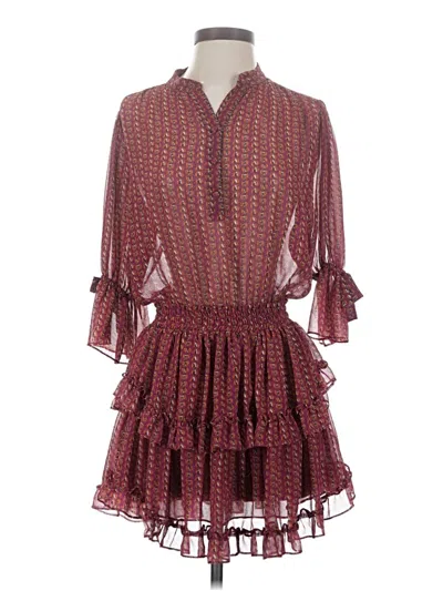 Pre-owned Misa Casual Dress In Pink