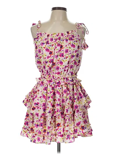 Pre-owned Misa Casual Dress In Pink
