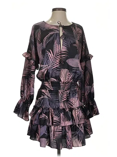 Pre-owned Misa Casual Dress In Purple