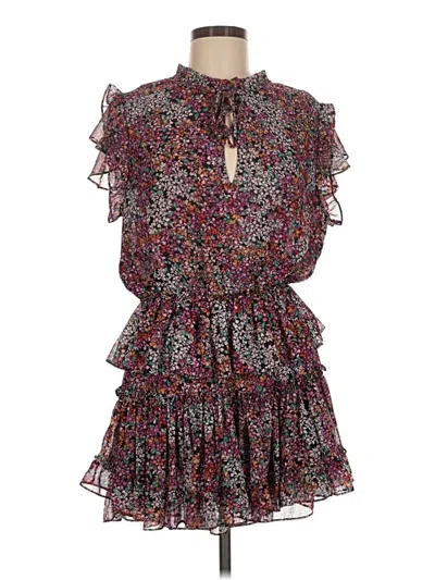 Pre-owned Misa Casual Dress In Purple