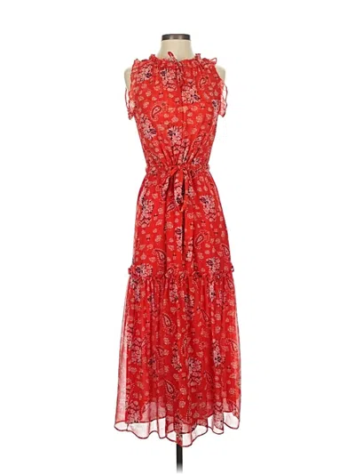 Pre-owned Misa Casual Dress In Red