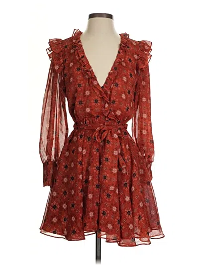 Pre-owned Misa Casual Dress In Red