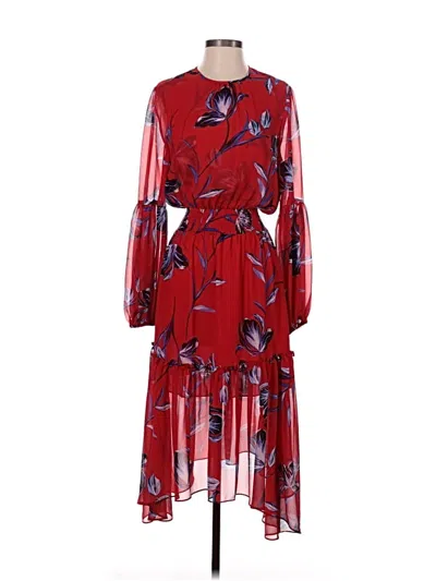 Pre-owned Misa Casual Dress In Red