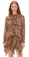 Misa Cindy Dress Daisy Paisley In Multi