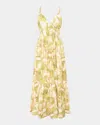 Misa Cintra Abstract Maxi Dress