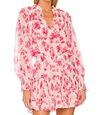 MISA CLIO TOP IN WATERMELON BLOSSOM