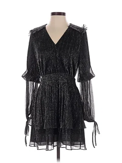 Pre-owned Misa Cocktail Dress In Black