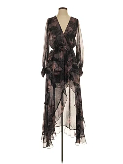 Pre-owned Misa Cocktail Dress In Black