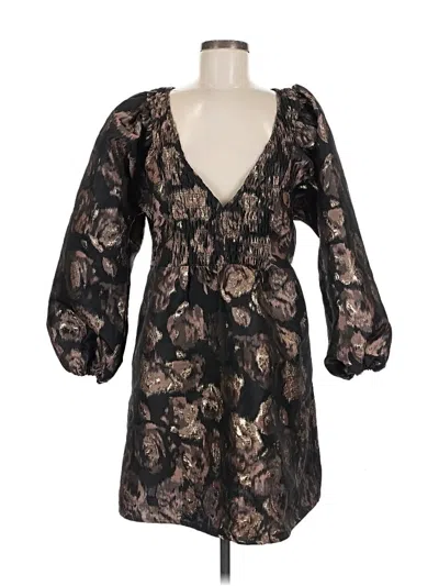 Pre-owned Misa Cocktail Dress In Black