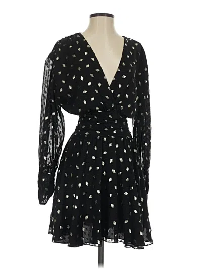 Pre-owned Misa Cocktail Dress In Black
