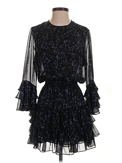 Pre-owned Misa Cocktail Dress In Black