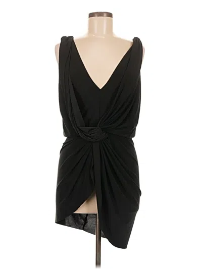 Pre-owned Misa Cocktail Dress In Black