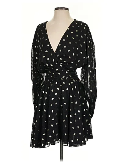 Pre-owned Misa Cocktail Dress In Black