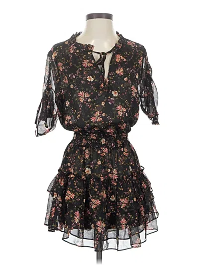 Pre-owned Misa Cocktail Dress In Black