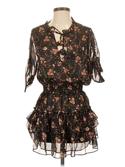 Pre-owned Misa Cocktail Dress In Black