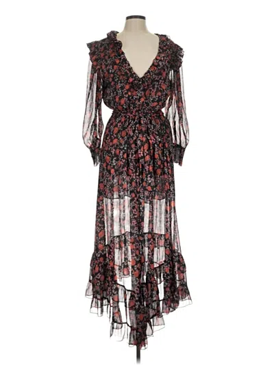 Pre-owned Misa Cocktail Dress In Black