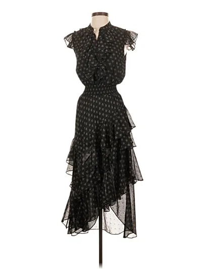 Pre-owned Misa Cocktail Dress In Black