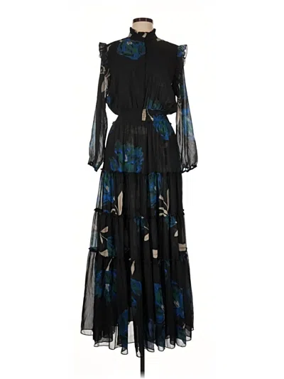 Pre-owned Misa Cocktail Dress In Black