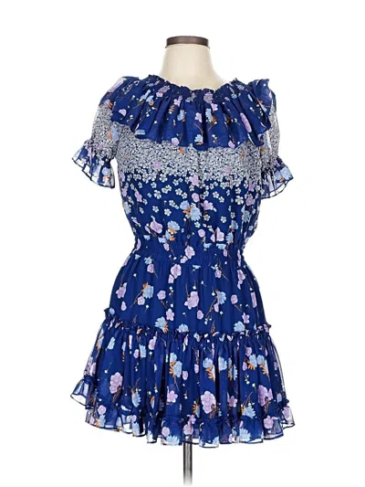 Pre-owned Misa Cocktail Dress In Blue