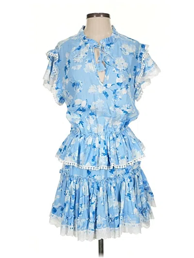 Pre-owned Misa Cocktail Dress In Blue