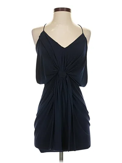 Pre-owned Misa Cocktail Dress In Blue