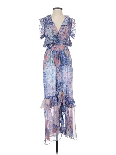 Pre-owned Misa Cocktail Dress In Blue