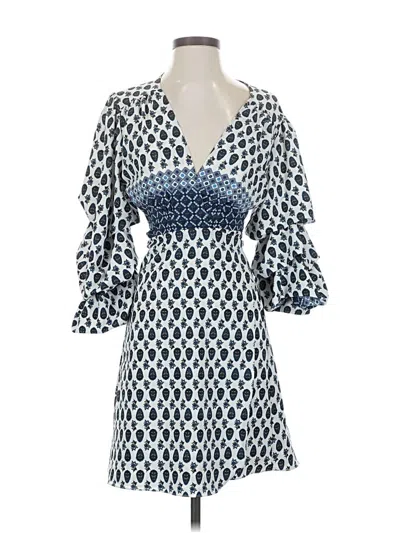 Pre-owned Misa Cocktail Dress In Blue