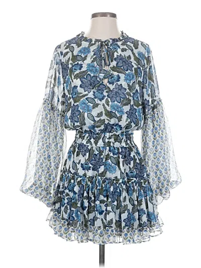 Pre-owned Misa Cocktail Dress In Blue
