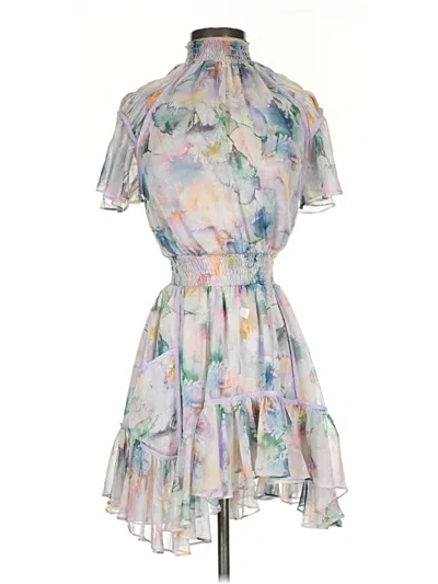 Pre-owned Misa Cocktail Dress In Blue