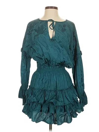 Pre-owned Misa Cocktail Dress In Blue
