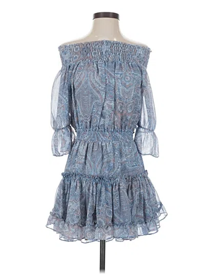 Pre-owned Misa Cocktail Dress In Blue