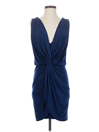 Pre-owned Misa Cocktail Dress In Blue