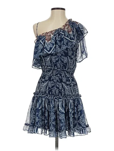 Pre-owned Misa Cocktail Dress In Blue