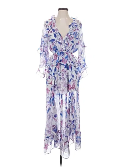 Pre-owned Misa Cocktail Dress In Blue