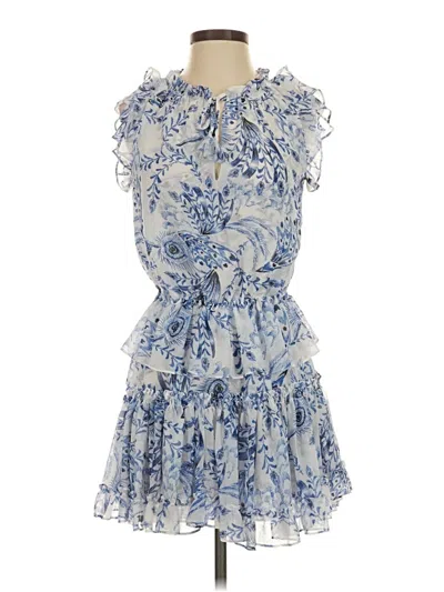Pre-owned Misa Cocktail Dress In Blue