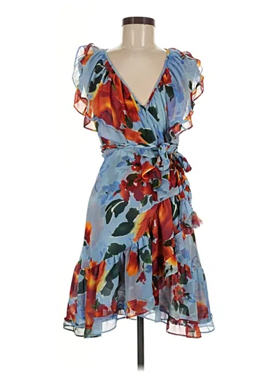 Pre-owned Misa Cocktail Dress In Blue