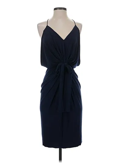 Pre-owned Misa Cocktail Dress In Blue