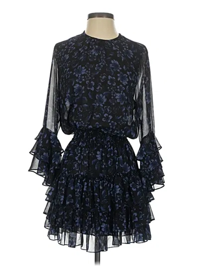 Pre-owned Misa Cocktail Dress In Blue