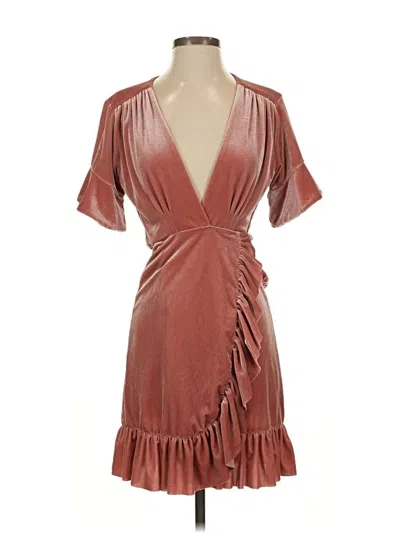 Pre-owned Misa Cocktail Dress In Brown
